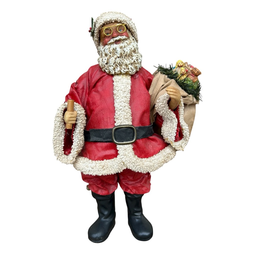 Clothtique Possible Dreams Santa figurine 1988 Hand Crafted Holiday Nostalgia